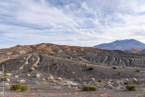 Ubehebe Craters / maar and tuff ring, volcanic. Death Valley National Park, California. Mojave Desert / Basin and Range Province. photo