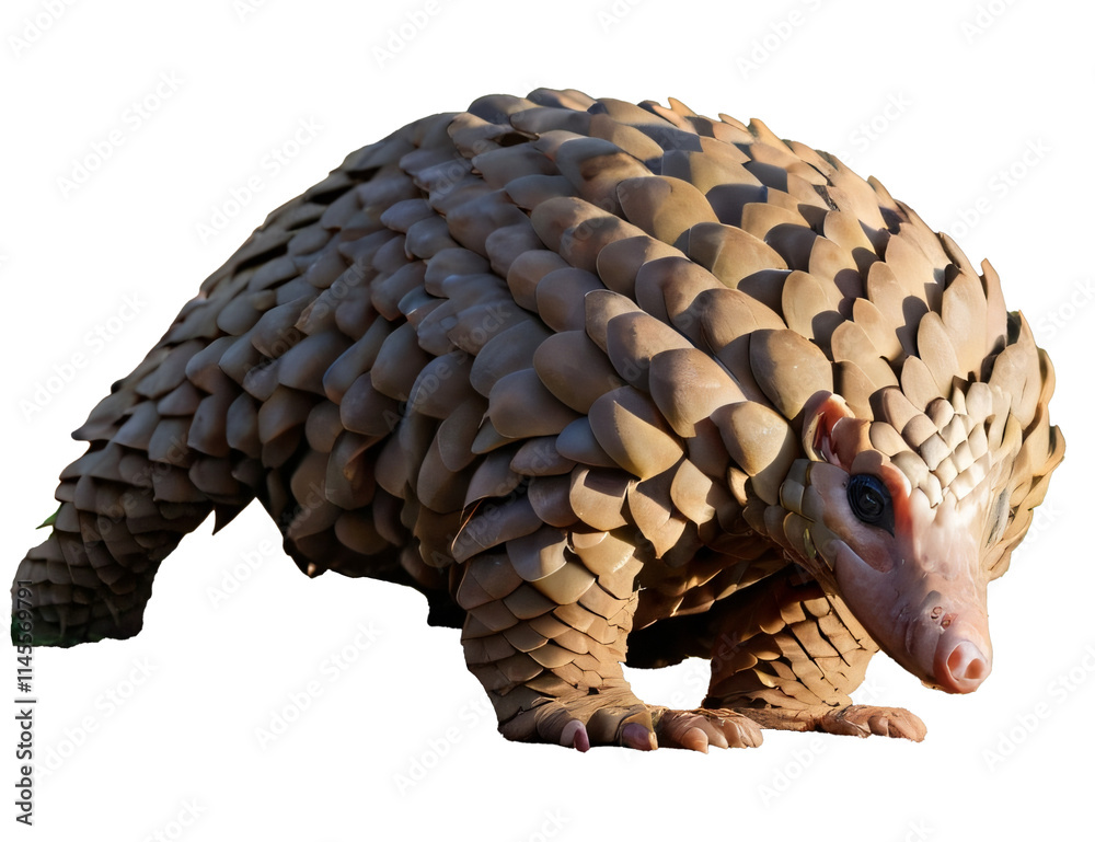 Obraz premium pangolin isolated on white