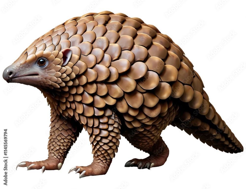 Fototapeta premium chubby pangolin