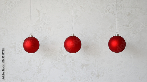 Red Christmas Baubles: A si...