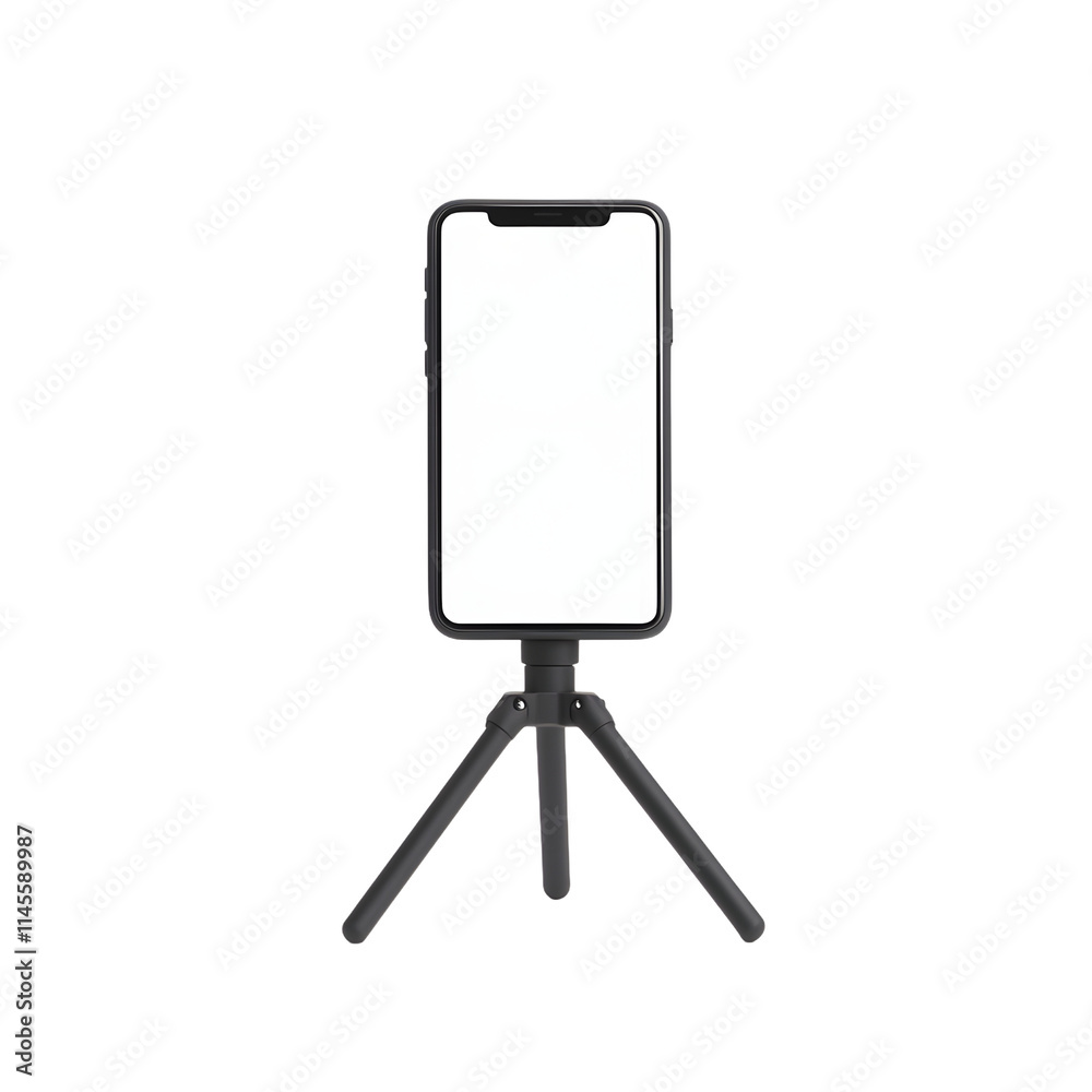 Smartphone tripod on a white background, designed for stability and convenience, ideal for photography, vlogging, and video recording, enhancing mobile content creation.
Smartphone tripod on a white background, designed for stability and convenience, ideal for photography, vlogging, and video recording, enhancing mobile content creation.
