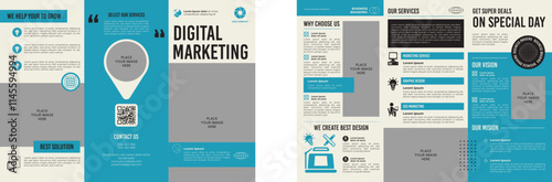Digital Marketing Trifold Brochure