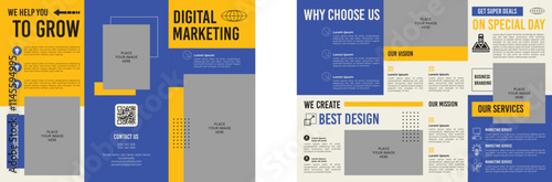 Digital Marketing Trifold Brochure