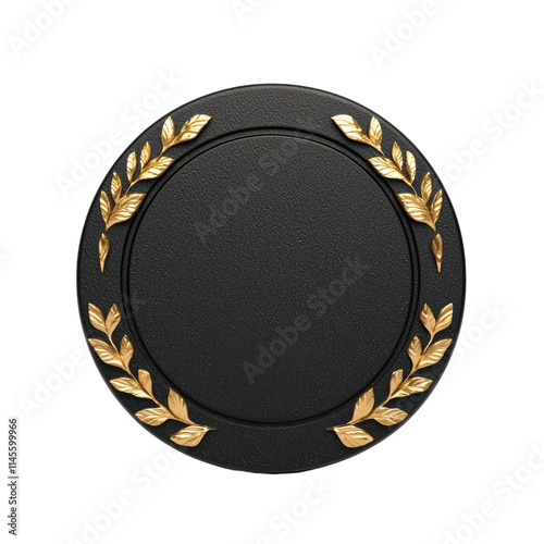 Luxury casino chip mockup high-end style matte black design photo