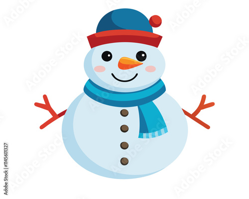 snowman with hat