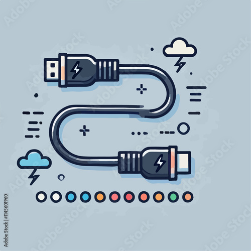 Illustration of a cable