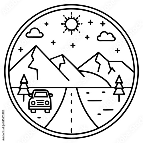 illustration of a symbol of the house