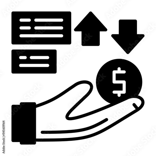 Benefits Solid Style Icon