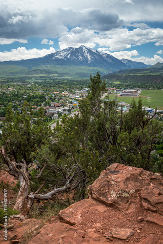 Obraz na płótnie Carbondale with Mt Sopris backdrop w salonie