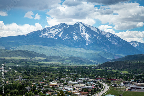 Obraz na płótnie Scenic view of Mount Sopris above Carbondale w salonie