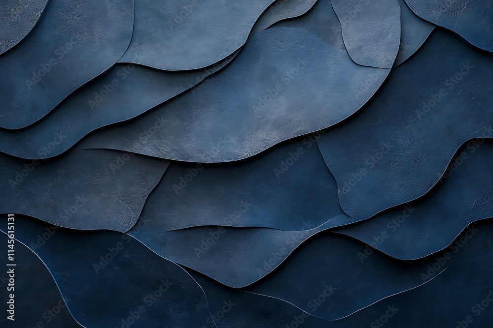 Obraz premium Deep Blue Architectural Texture