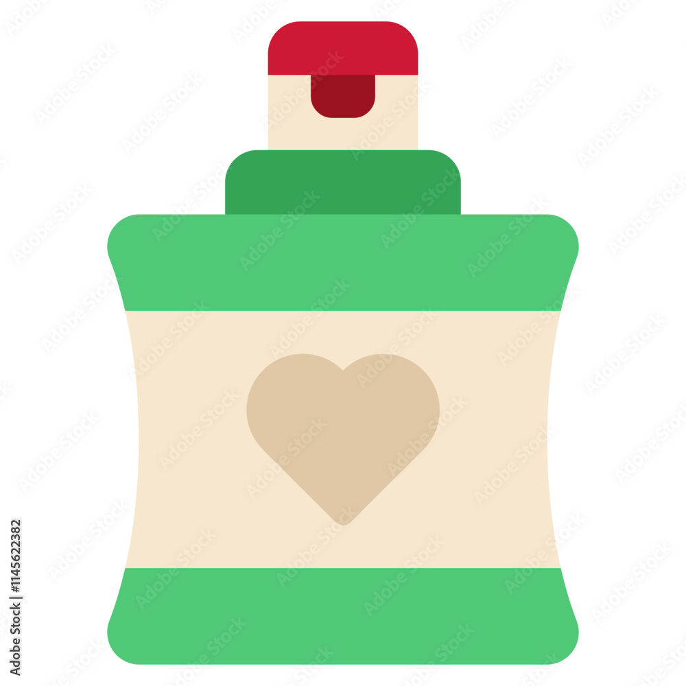 Heart-Themed Scented Bottle Design Heart-Themed Scented Bottle Design