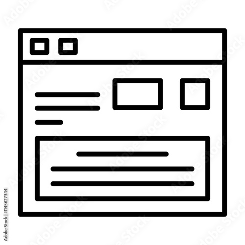 Monetize Platform Outline Style Icon