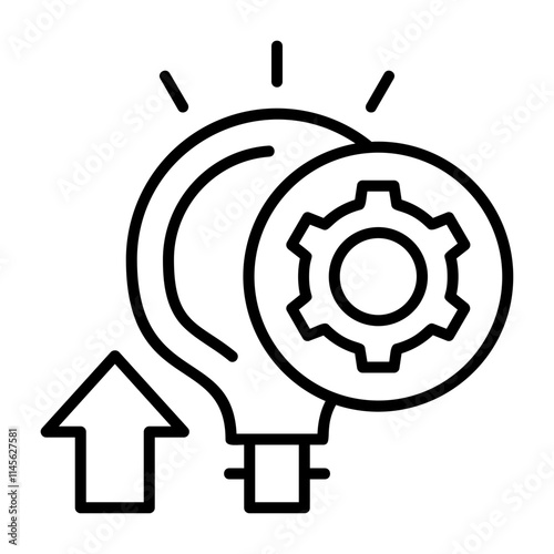 Innovation Outline Style Icon