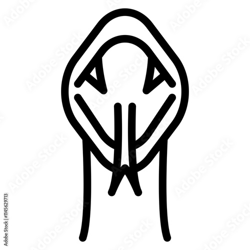 독사 뱀 아이콘