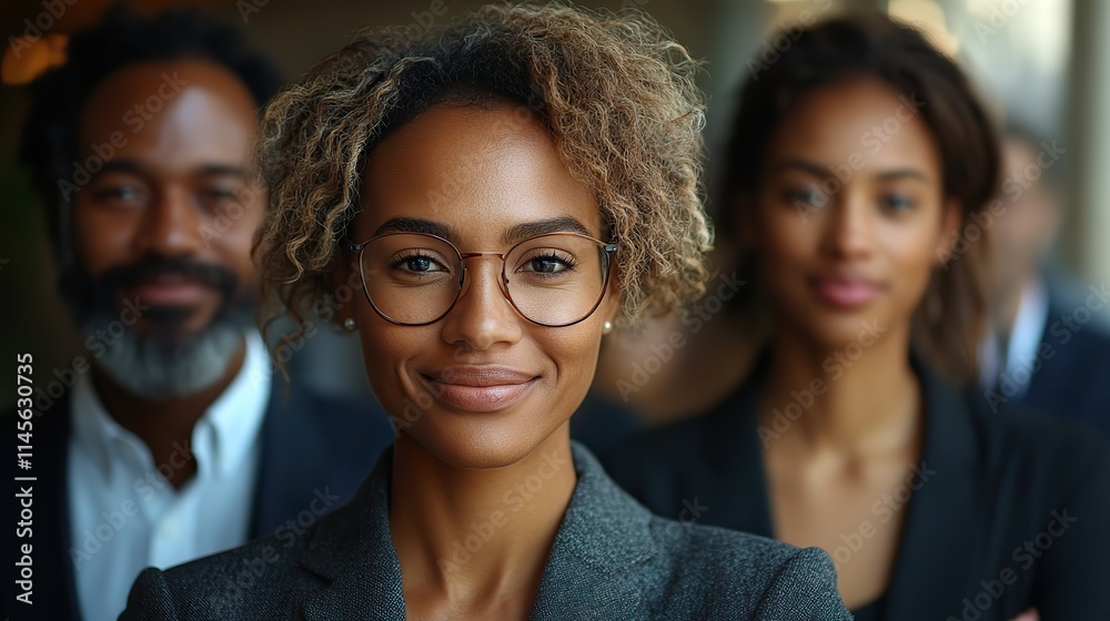 A diverse team of business people in an office represents affirmative action, pride, inclusion, equality, and a corporate professional group. A diverse team of business people in an office represents affirmative action, pride, inclusion, equality, and a corporate professional group.