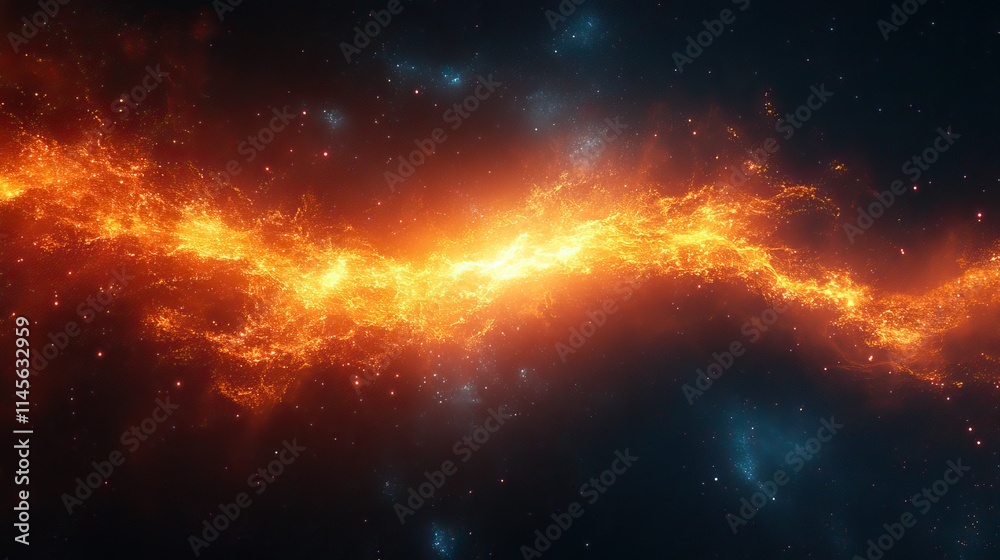 A fiery galaxy in space with a dark background evokes adventure, exploration, and the wonders of the universe, perfect for astrology and astronomy enthusiasts. A fiery galaxy in space with a dark background evokes adventure, exploration, and the wonders of the universe, perfect for astrology and astronomy enthusiasts.