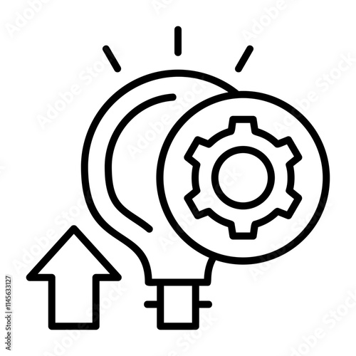 Innovation Outline Style Icon