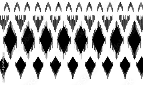 abstract pattern black and white seamless pattern vector.