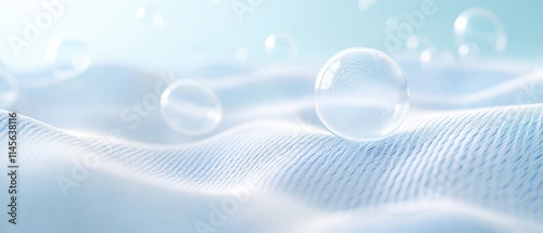 A blue background with a white circle in the middle