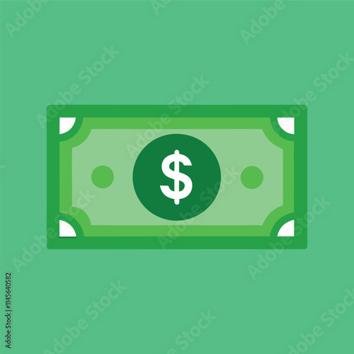 Dollar banknotes isolate on white background
