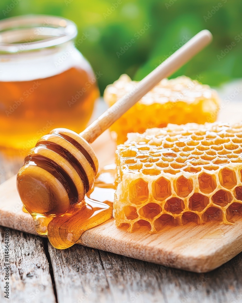 Health benefits of honey kitchen infographic natural close-up Health benefits of honey kitchen infographic natural close-up