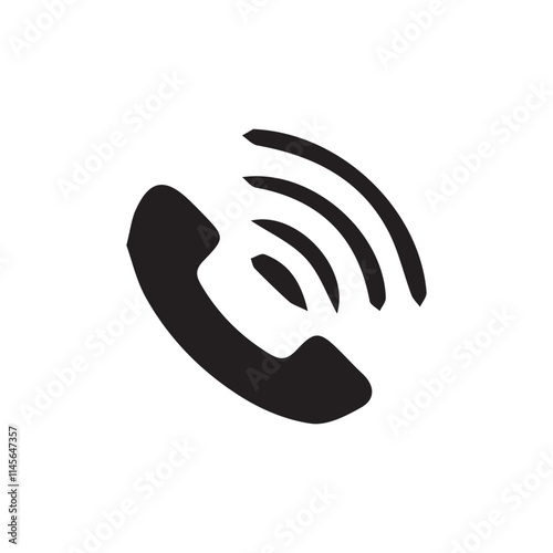 Phone flat icon. Call symbol. Phone icon . Telephone symbol. Contact us. Vector illustration eps 10