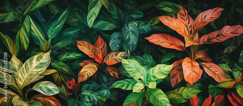 Wallpaper Mural Vibrant exotic botanical plant display showcasing diverse foliage in a beautifully lit greenhouse setting for nature conservation awareness. Torontodigital.ca