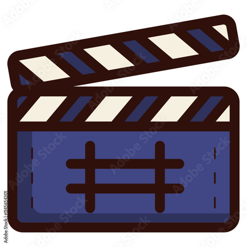 clapperboard illustration