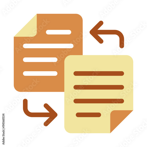 Document Exchange Icon Representation