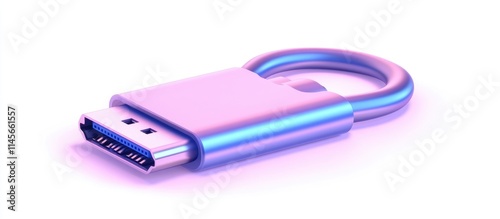 USB Type C male adapter converting USB 3.0 to Type C OTG cable showcasing modern technology and versatile connectivity against a white background