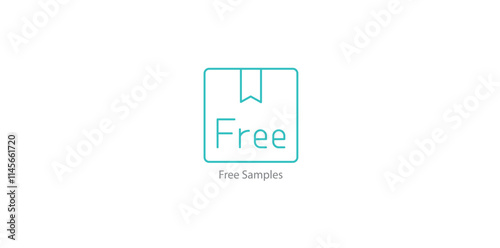 Free Samples Promotion Event Vector Icon