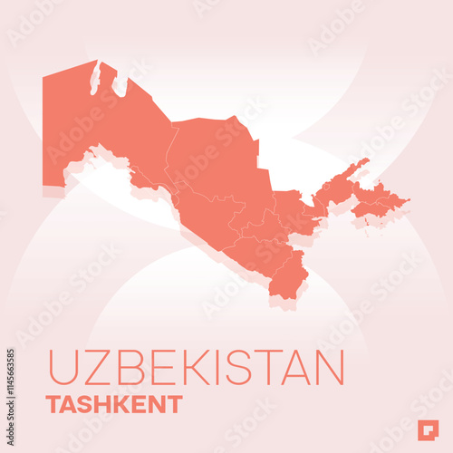 Uzbekistan vector map, Vector map of Uzbekistan, editable eps, AI files, Vector illustration of Uzbekistan vector map