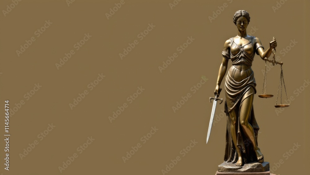 Legal and law concept statue of Lady Justice with scales of justice Legal and law concept statue of Lady Justice with scales of justice