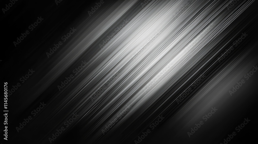 Abstract black and gray blurred background with diagonal light streaks creating a modern and elegant design for various creative applications Abstract black and gray blurred background with diagonal light streaks creating a modern and elegant design for various creative applications