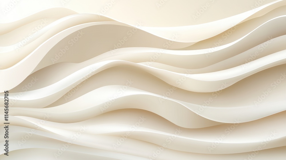 Obraz premium The image is a white background with a wave pattern