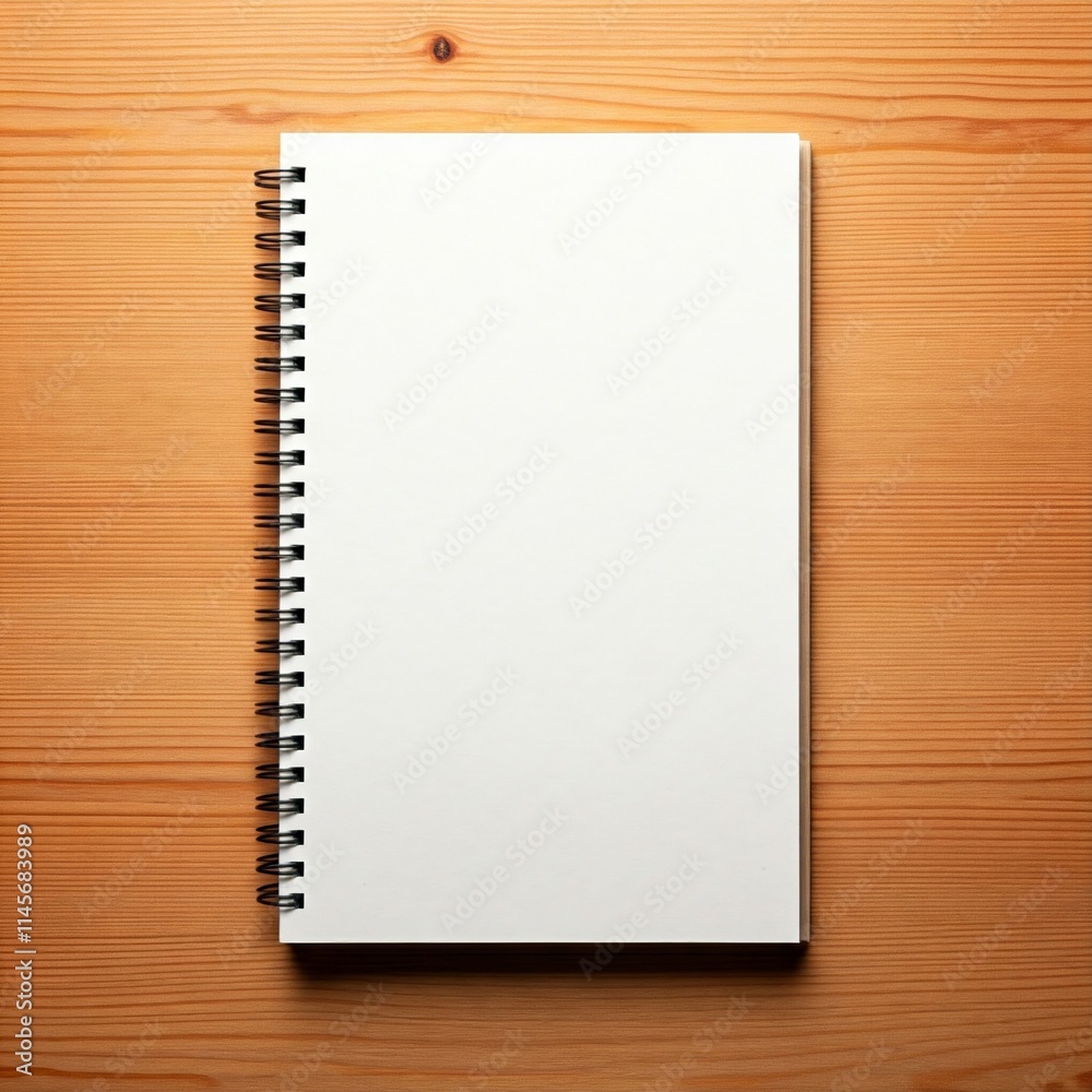 blank notebook with no text, The background of the book is pastel. The background is a classroom.