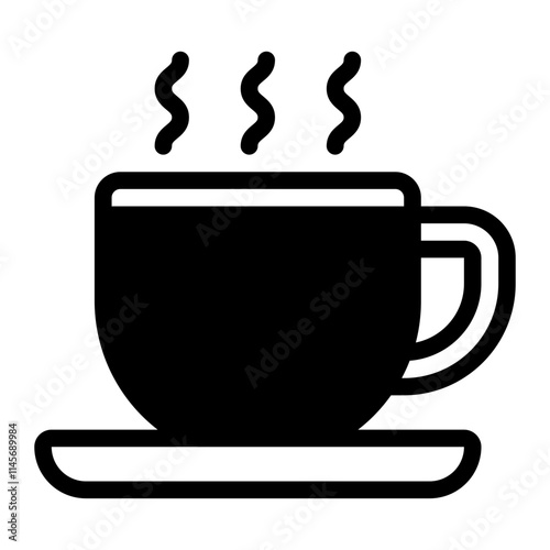 Hot Coffee Cup Icon Design