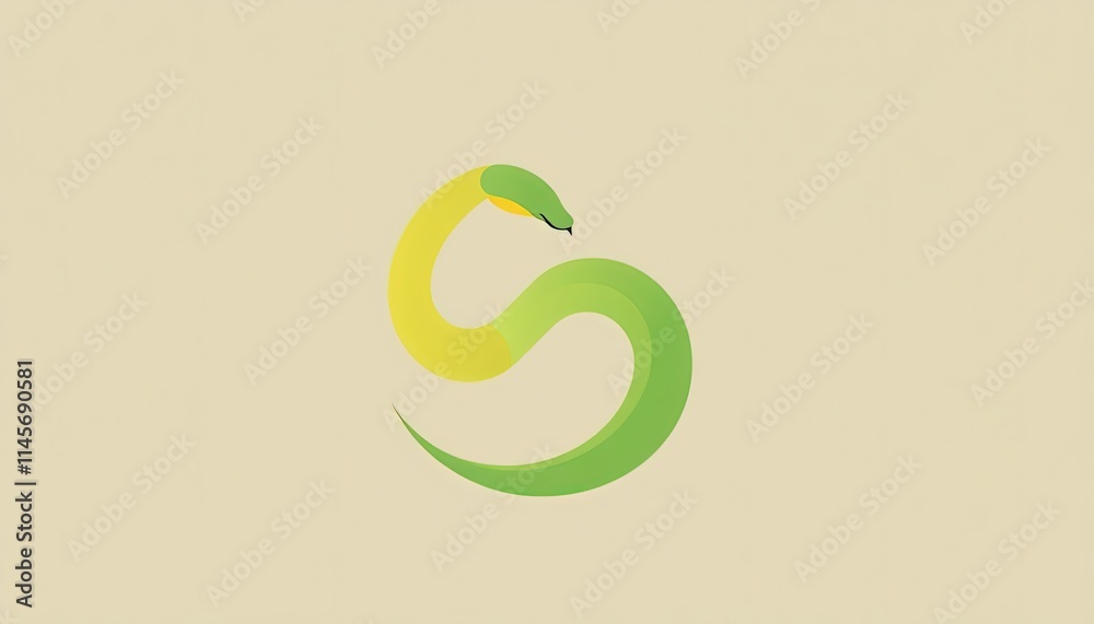 Snake Minimalist Logo and Icon Snake Minimalist Logo and Icon