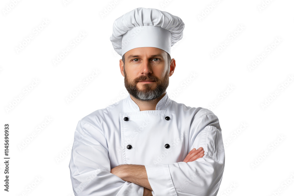PNG chef in white uniform PNG chef in white uniform