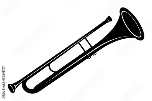 Trombone vector illustration