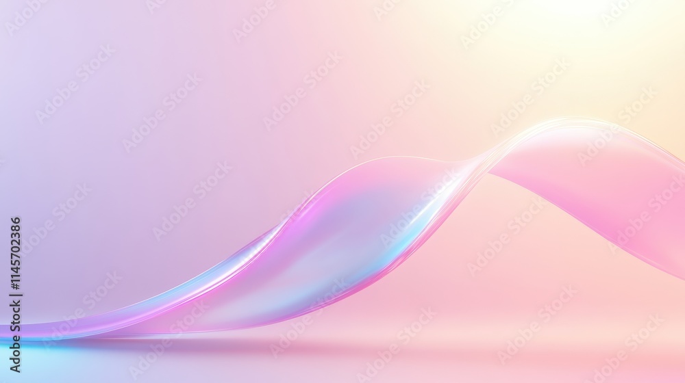A pink wave with a purple background A pink wave with a purple background
