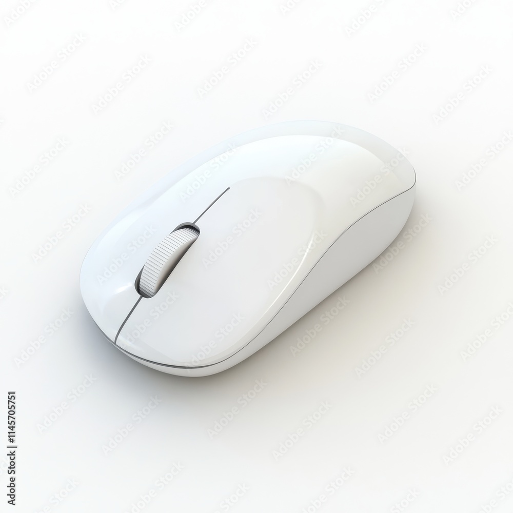 3D Mouse Isolated and White Background 3D Mouse Isolated and White Background