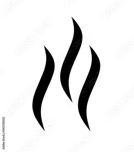 steam icon vector on white background