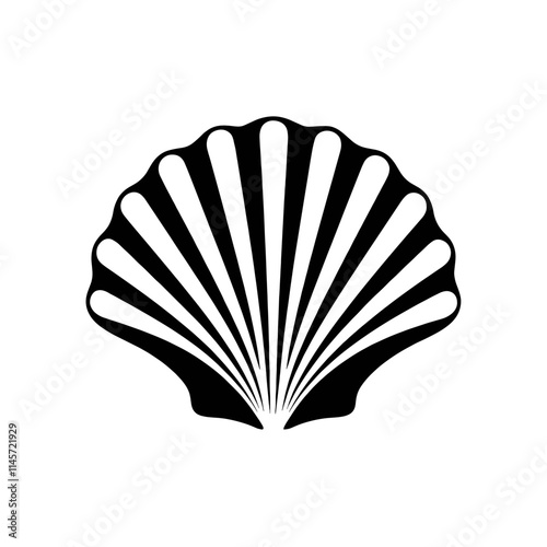 Cockle shell SVG on a transparent background