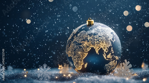 Global Christmas Ornament