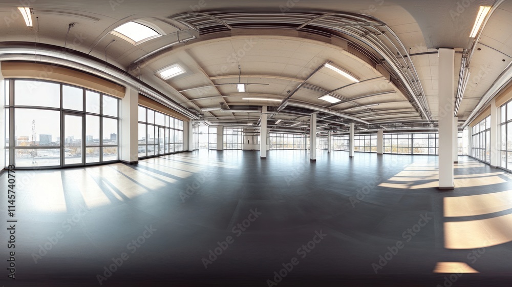 Spacious Modern Industrial Loft with Panoramic City Views Spacious Modern Industrial Loft with Panoramic City Views