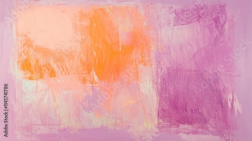 Wallpaper Mural Soft pastel abstract background blending shades of pink, pale orange, and lilac for calming and creative design applications Torontodigital.ca