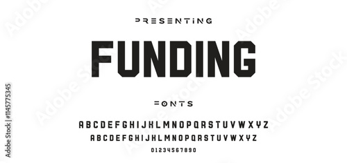 Creative geometric modern urban alphabet font. Digital abstract futuristic, fashion, sport, minimal technology typography.