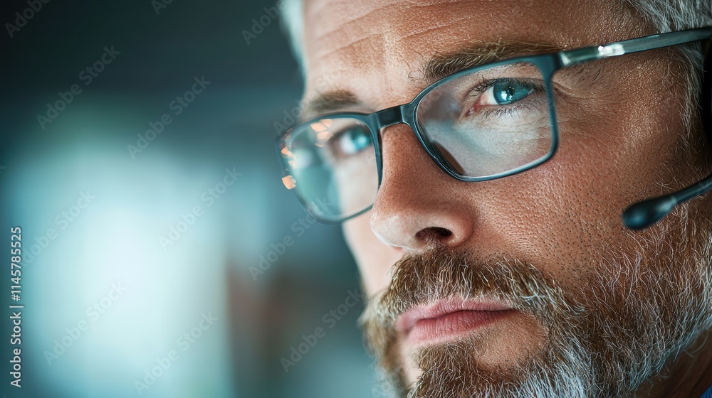 A friendly IT professional patiently assisting a customer over the phone, resolving technical issues with empathy and expertise. A friendly IT professional patiently assisting a customer over the phone, resolving technical issues with empathy and expertise.